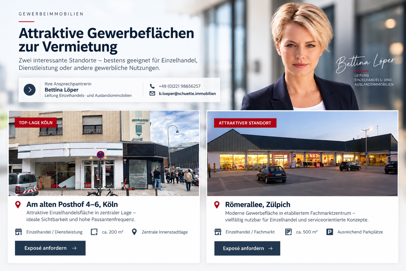 Gewerbevermietung Aktuell